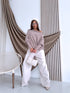 ELYNDI sweater "SYMMETRY 37709" - DARK BEIGE
